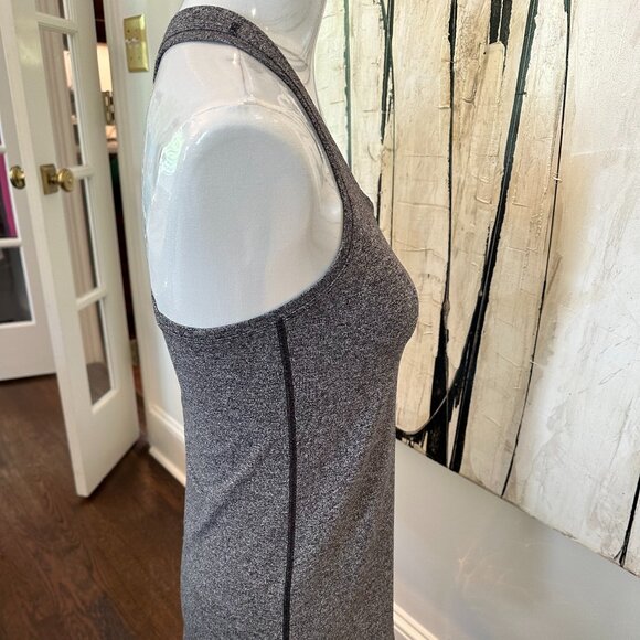 Lululemon CRB II Cool Racerback II Tank Top Heathered Black/Gray Size 8 - Picture 3 of 11
